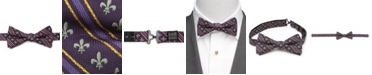 Cufflinks Inc. Men's Mardi Gras Stripe Bow Tie